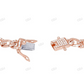 Custom Design Alternating linked Cuban Bracelet hip hop jewelry customdiamjewel
