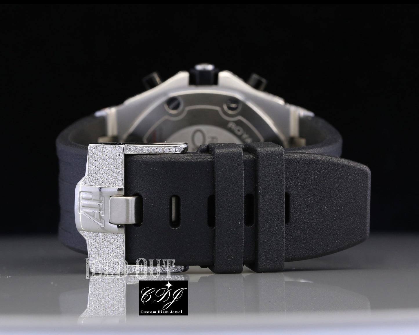 Luxury Buss Down Automatic Watch Stainless Steel Unisex Watch customdiamjewel