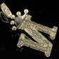 Initial Letter 'N' Diamond Crown Pendant 10K Gold CustomDiamJewel