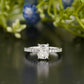 Radiant Lab-Grown Diamond Pavé Ring