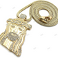 Custom Gold Plated Moissanite Jesus Pendant hip hop jewelry CustomDiamJewel