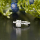 Radiant Lab-Grown Diamond Pavé Ring