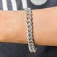 Sterling Silver Hip Hop Style Round Cut Diamond Cuban Link Bracelet hip hop jewelry CustomDiamJewel