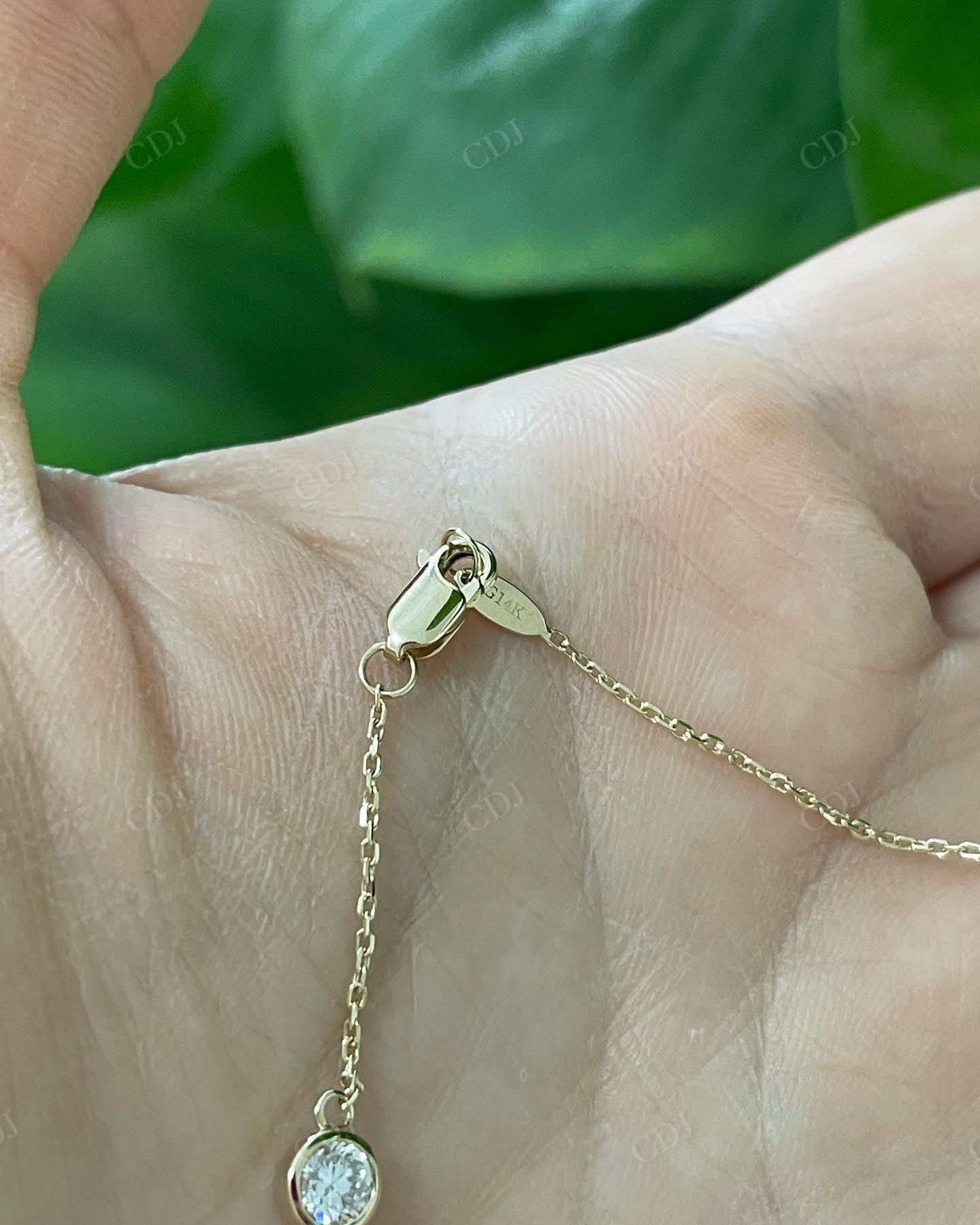 Round Cut Lab Grown Diamond Bracelet For Women