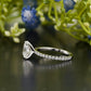 Radiant Lab-Grown Diamond Pavé Ring
