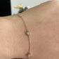 Round Cut Lab Grown Diamond Bracelet For Women
