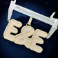 Moissanite Customized Hip Hop Iced Out Letter Pendant hip hop jewelry CustomDiamJewel