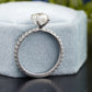 Radiant Lab-Grown Diamond Pavé Ring