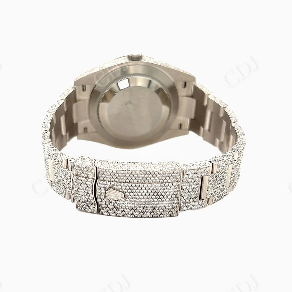 Rolex Fully Iced Out Luxury Watch For Men customdiamjewel