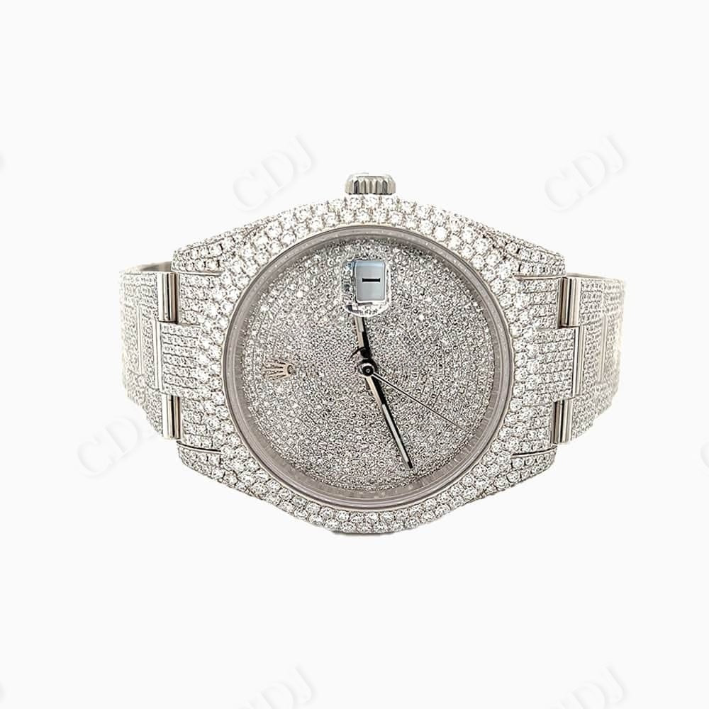 Rolex Fully Iced Out Luxury Watch For Men customdiamjewel