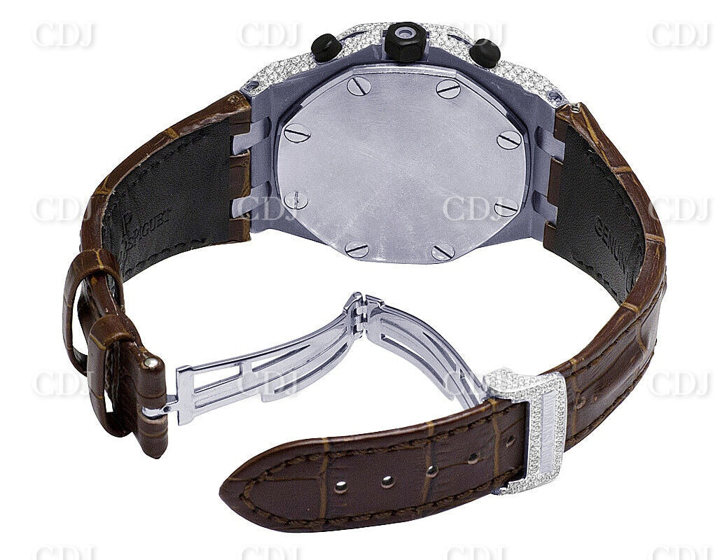 Hip Hop Iced Out Lab Grown Diamond Watch customdiamjewel