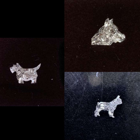 Unique Dog Shape Loose Lab Grown Diamond