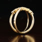 Criss Cross 0.49CTW Lab grown Diamond wedding band  customdiamjewel   