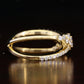 Criss Cross 0.49CTW Lab grown Diamond wedding band  customdiamjewel   