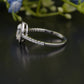 Lab-Grown Diamond Floral Halo Ring