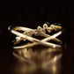 Criss Cross 0.49CTW Lab grown Diamond wedding band  customdiamjewel   