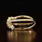 Criss Cross 0.49CTW Lab grown Diamond wedding band  customdiamjewel   