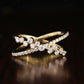 Criss Cross 0.49CTW Lab grown Diamond wedding band  customdiamjewel   