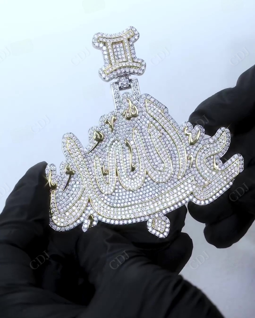 Iced Out Moissanite Diamond Pendant hip hop jewelry CustomDiamJewel   