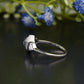 Geometric Hexagon Moissanite Ring