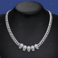 Hip Hop Sterling Silver Moissanite Skull Cuban Chain hip hop jewelry CustomDiamJewel