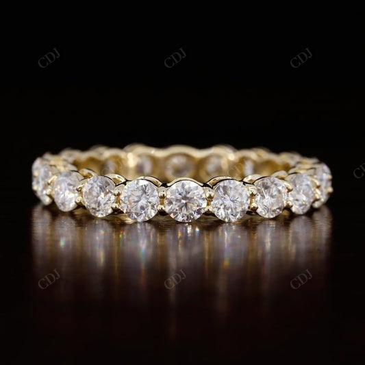 2.40CT Round Cut Natural Wedding Band Full Eternity Wedding Band  customdiamjewel   