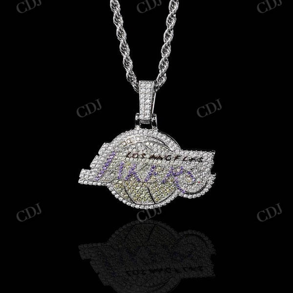 Hip Hop Moissanite Iced Out Pendant  CustomDiamJewel   