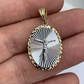 14K Gold Jesus Medallion Mens Pendant  customdiamjewel   