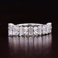 Baguette and Round 1.54CTW Lab grown diamond Wedding Band  customdiamjewel   