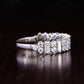 Baguette and Round 1.54CTW Lab grown diamond Wedding Band  customdiamjewel   