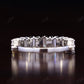 1.54CT Baguette and Round Natural Diamond Wedding Band  customdiamjewel   