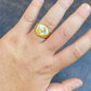 Antique Grim Reaper Santa Muerte Ring  customdiamjewel   