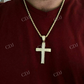 Solid 925 Silver Large Cross Men’s Pendant  customdiamjewel   