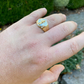 Antique Grim Reaper Santa Muerte Ring  customdiamjewel   