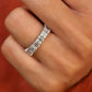 Baguette and Round 1.54CTW Lab grown diamond Wedding Band  customdiamjewel   