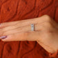 1.54CT Baguette and Round Natural Diamond Wedding Band  customdiamjewel   