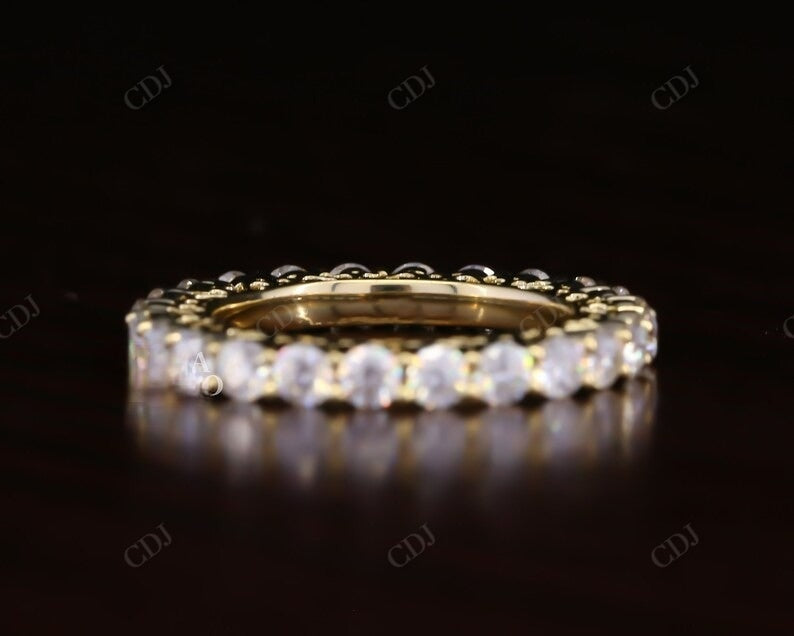 1.68CT Round Cut Real Diamond Full Eternity Wedding Band  customdiamjewel   