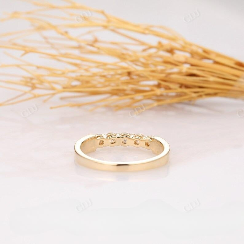 0.50CTW Round Rose Cut Diamond Five Stone Wedding Band  customdiamjewel   