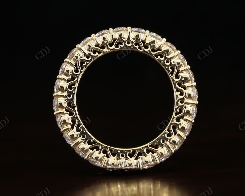 1.68CT Round Cut Real Diamond Full Eternity Wedding Band  customdiamjewel   