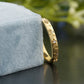 Star Pattern Gold Diamond Wedding Band
