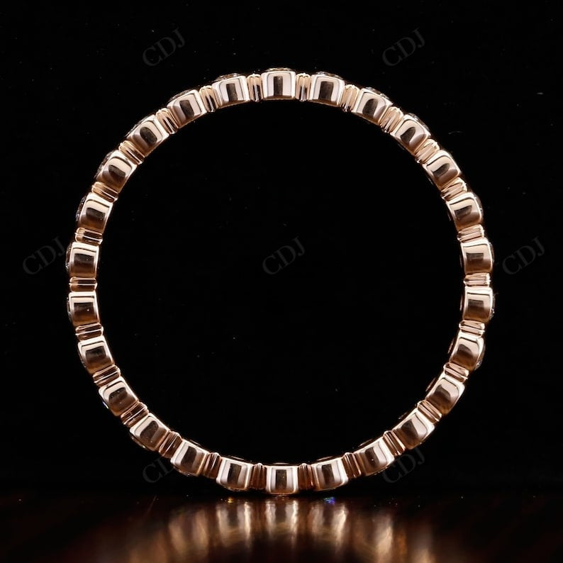 Full Eternity Bezel Set 0.45CTW lab grown diamond band  customdiamjewel   