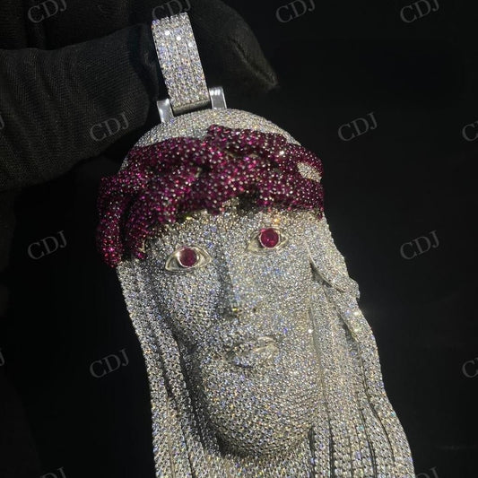 Luxurious Hip Hop Iced out Jesus Pendant hip hop jewelry CustomDiamJewel   