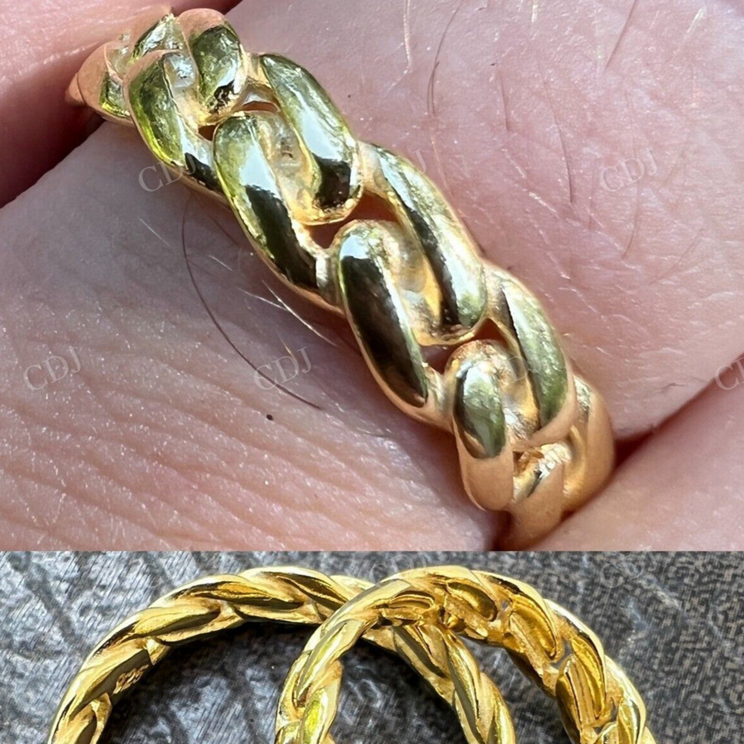 6mm Cuban Plain Wedding Band Ring  customdiamjewel   