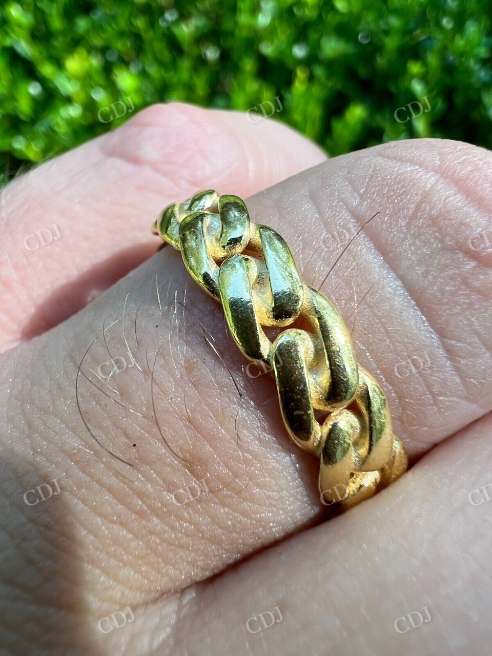 6mm Cuban Plain Wedding Band Ring  customdiamjewel   