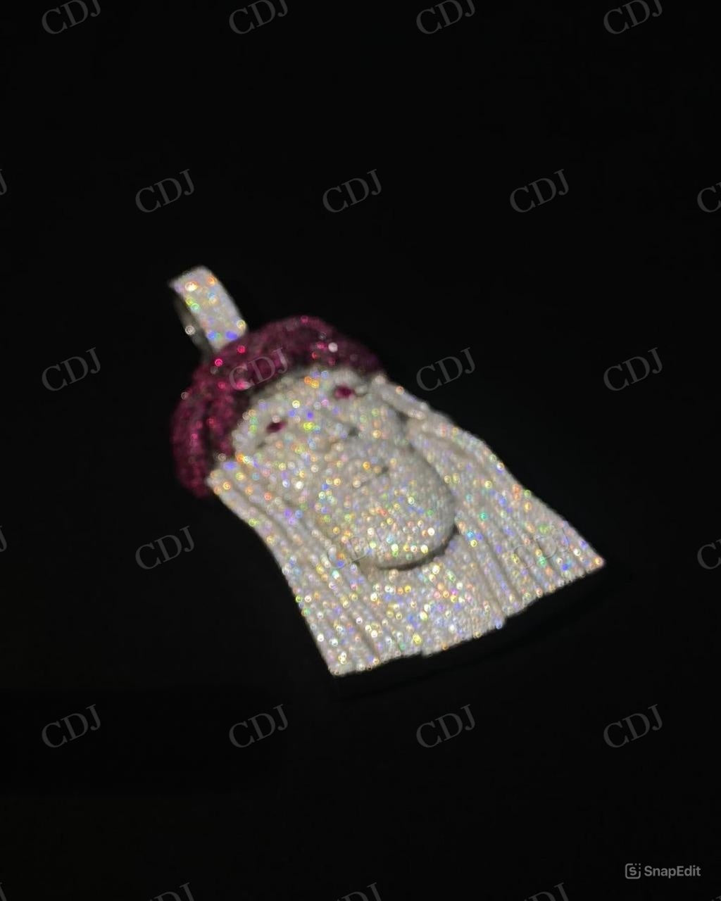 Luxurious Hip Hop Iced out Jesus Pendant hip hop jewelry CustomDiamJewel   