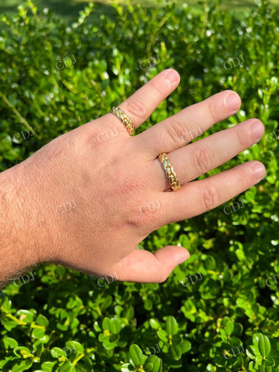 6mm Cuban Plain Wedding Band Ring  customdiamjewel   