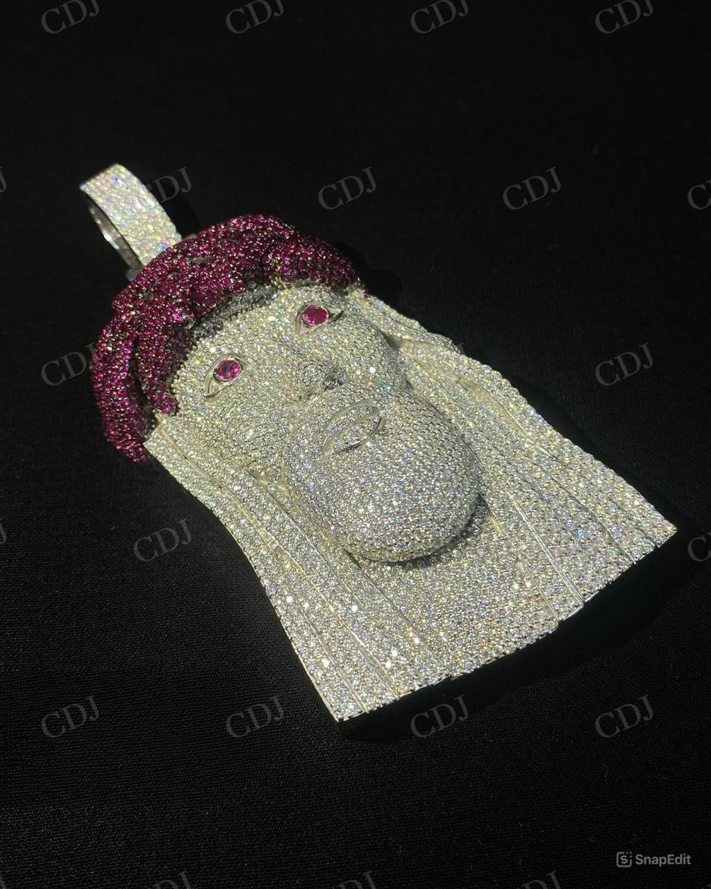Luxurious Hip Hop Iced out Jesus Pendant hip hop jewelry CustomDiamJewel   