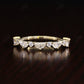 1.06CTW Half Moon Cut lab grown diamond wedding band  customdiamjewel   