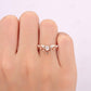 0.38CTW Real Diamond Vintage Milgrain Chevron Wedding Band  customdiamjewel   