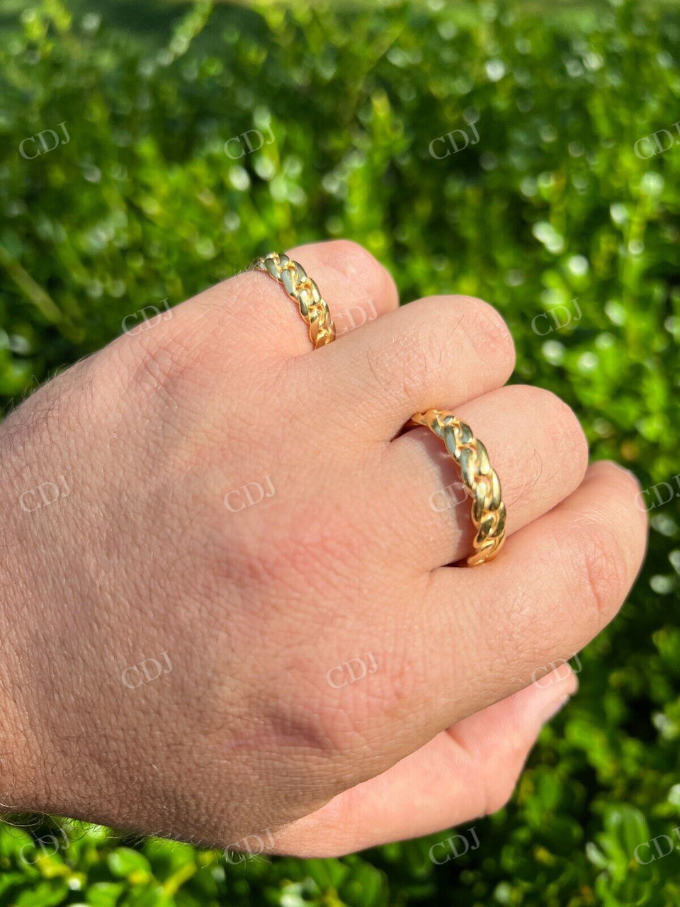 6mm Cuban Plain Wedding Band Ring  customdiamjewel   